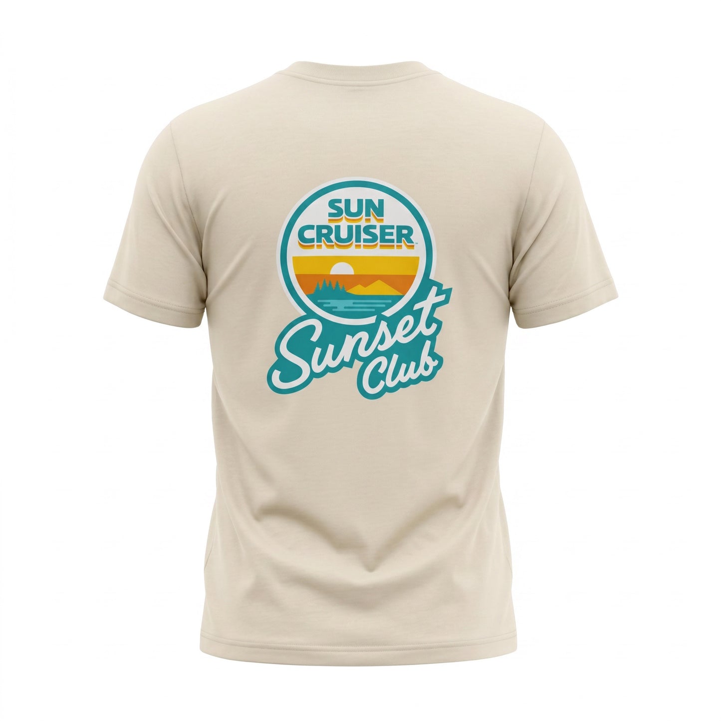 Summer Sunset Club Logo Tee Shirt
