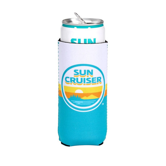 Sun cruiser slim can cooler made to look like a regular sun cruiser can.